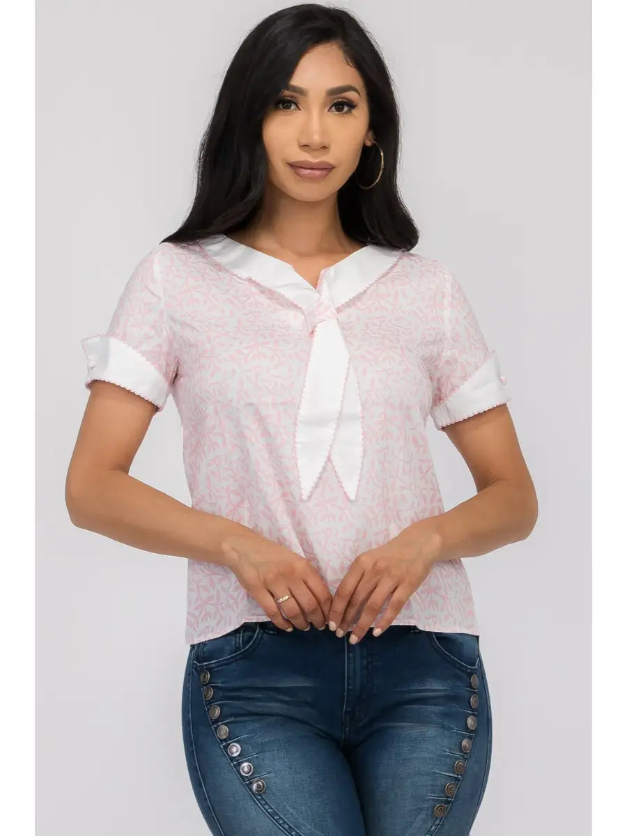 Short Sleeve Sailor Top