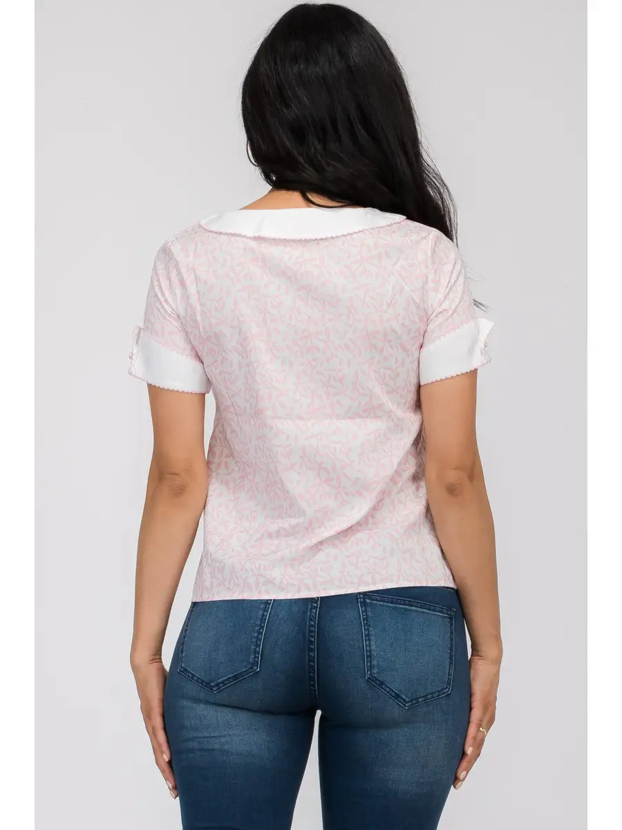 Short Sleeve Sailor Top